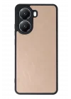 Mey İthalat®   Poco X7 Pro Kılıf Aras Deri Kapak - Pudra