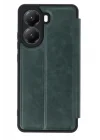 Mey İthalat®  Xiaomi Poco X7 Pro Kılıf Flip Cover - Koyu Yeşil