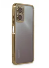 Mey İthalat®  Xiaomi Redmi 10 5G Kılıf  Lensli Silikon - Gold