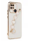 Mey İthalat®  Xiaomi Redmi 10C Kılıf Esila Silikon - Beyaz