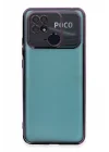 Mey İthalat®   Redmi 10C Kılıf  Lensli Silikon - Mor