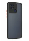 Mey İthalat®  Xiaomi Redmi 10C Kılıf Montreal Silikon Kapak - Siyah