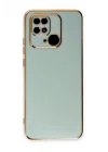 Mey İthalat®   Redmi 10C Kılıf Volet Silikon - Açık Yeşil