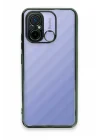 Mey İthalat®  Xiaomi Redmi 12C Kılıf  Lensli Silikon - Yeşil