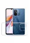 Mey İthalat®  Xiaomi Redmi 12C Kılıf Lüx Şeffaf Silikon