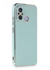 Mey İthalat®  Xiaomi Redmi 12C Kılıf Volet Silikon - Açık Yeşil