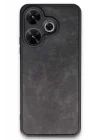 Mey İthalat®   Redmi 13 4G Kılıf Aras Deri Kapak - Siyah