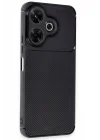Mey İthalat®   Redmi 13 4G Kılıf Auto Focus Karbon Kapak - Siyah