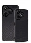 Mey İthalat®   Redmi 13 4G Kılıf Auto Focus Karbon Kapak - Siyah