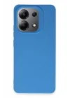 Mey İthalat®   Redmi 13 4G Kılıf First Silikon - Mavi