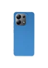 Mey İthalat®   Redmi 13 4G Kılıf First Silikon - Mavi