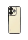 Mey İthalat®  Xiaomi Redmi 13 4G Kılıf  Lensli Silikon - Siyah