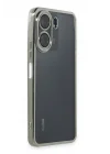 Mey İthalat®   Redmi 13C Kılıf  Lensli Silikon - Gümüş