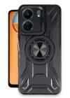 Mey İthalat®   Redmi 13C Kılıf Lincoln Silikon - Siyah