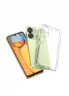 Mey İthalat®  Xiaomi Redmi 13C Kılıf Lüx Şeffaf Silikon