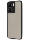 Mey İthalat®  Xiaomi Redmi 13C Kılıf Montreal Silikon Kapak - Siyah