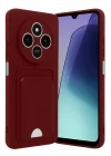 Mey İthalat®  Xiaomi Redmi 14C Kelvin Kartvizitli Silikon - Bordo