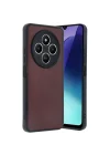 Mey İthalat®   Redmi 14C Kılıf Aras Deri Kapak - Bordo