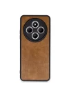 Mey İthalat®   Redmi 14C Kılıf Aras Deri Kapak - Taba