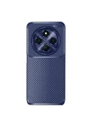 Mey İthalat®   Redmi 14C Kılıf Auto Focus Karbon Kapak - Lacivert