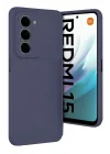 Mey İthalat®  Xiaomi Redmi 15 4G Auto Focus Karbon Kapak - Lacivert