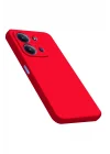 Mey İthalat®   Redmi 15C 4G Nano içi Kadife Silikon - Kırmızı