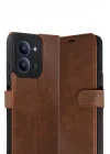 Mey İthalat®   Redmi 15C 4G Trend S Plus Kapaklı Kılıf - Taba