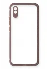 Mey İthalat®   Redmi 9A Kılıf Miami Şeffaf Silikon - Açık Mor