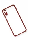Mey İthalat®   Redmi 9A Kılıf Miami Şeffaf Silikon - Fuşya