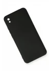 Mey İthalat®   Redmi 9A Kılıf Nano içi Kadife Silikon - Siyah