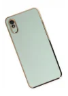 Mey İthalat®  Xiaomi Redmi 9A Kılıf Volet Silikon - Açık Yeşil