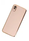 Mey İthalat®  Xiaomi Redmi 9A Kılıf Volet Silikon - Pembe
