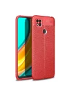 Mey İthalat®   Redmi 9C Kılıf Auto Focus Kapak - Kırmızı