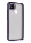 Mey İthalat®  Xiaomi Redmi 9C Kılıf Elegant Kapak - Derin Mor