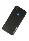 Mey İthalat®   Redmi 9C Kılıf Loop Deri Silikon - Siyah