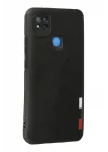 Mey İthalat®   Redmi 9C Kılıf Loop Deri Silikon - Siyah