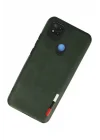 Mey İthalat®   Redmi 9C Kılıf Loop Deri Silikon - Yeşil