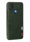 Mey İthalat®   Redmi 9C Kılıf Loop Deri Silikon - Yeşil
