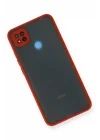Mey İthalat®  Xiaomi Redmi 9C Kılıf Montreal Silikon Kapak - Kırmızı
