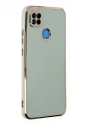 Mey İthalat®  Xiaomi Redmi 9C Kılıf Volet Silikon - Açık Yeşil