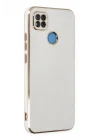 Mey İthalat®  Xiaomi Redmi 9C Kılıf Volet Silikon - Beyaz