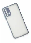 Mey İthalat®   Redmi 9T Kılıf Montreal Silikon Kapak - Gri