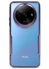 Mey İthalat®   Redmi A3 4G Kılıf Boyi Silikon Kapak - Derin Mor