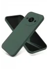 Mey İthalat®   Redmi A3 4G Kılıf First Silikon - Koyu Yeşil
