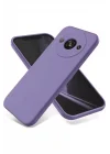 Mey İthalat®   Redmi A3 4G Kılıf First Silikon - Lila
