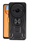 Mey İthalat®   Redmi A3 4G Kılıf Lincoln Silikon - Siyah