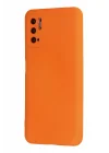 Mey İthalat®   Redmi Note 10 5G Kılıf Nano içi Kadife Silikon - Turuncu