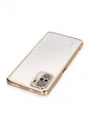 Mey İthalat®  Xiaomi Redmi Note 10 Kılıf  Lensli Silikon - Gold