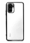 Mey İthalat®   Redmi Note 10 Kılıf  Lensli Silikon - Siyah