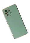 Mey İthalat®   Redmi Note 10 Kılıf Volet Silikon - Açık Yeşil
